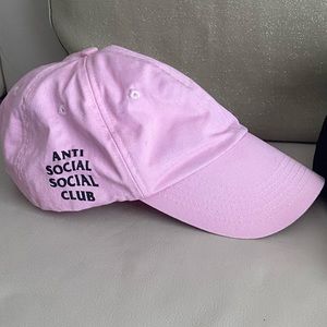 Pink Anti Social Social Club Cap